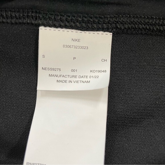 NWT Nike Texture Stripe Layered Tankini Top & Essential Full Bikini Bottom Small - Picture 12 of 16